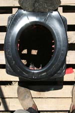 Looking into the hole