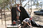 Constructing the toilet